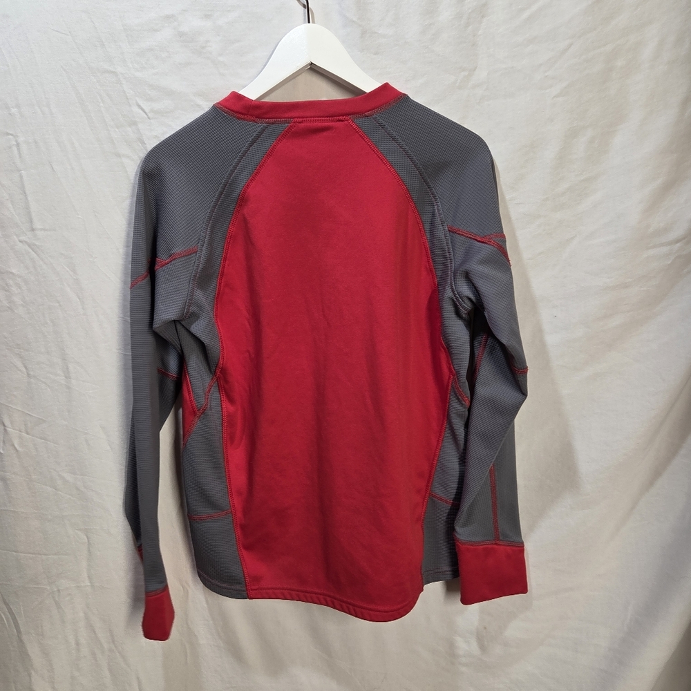 Rawlings Baseball Youth Large Dugout Fleece Pullover Red Gray Size XL - Picture 5 of 5